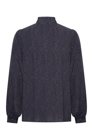 Dotted Pattern Navy