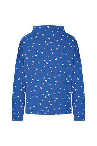 Embroidery Electric Blue