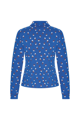 Embroidery Electric Blue