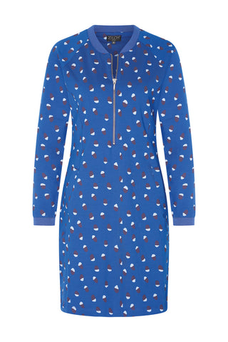 Embroidery Electric Blue