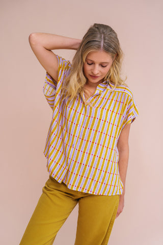 Stripes and Dots Lilac